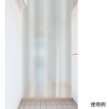 間仕切りシート 透明/抗菌 1300×2300mm エスコ