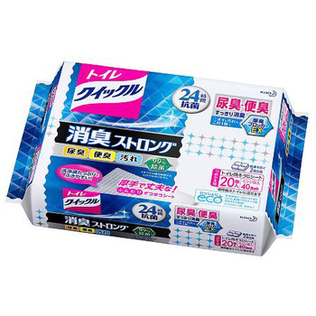 トイレお掃除シート 20枚 300×245mm エスコ