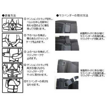 バックサポート XL/147-172cm エスコ