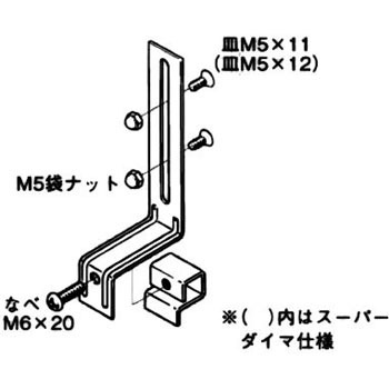 親桁用ボックス固定金具 ネグロス電工 ケーブルラック用取付金具 通販モノタロウ Sd Qtb1