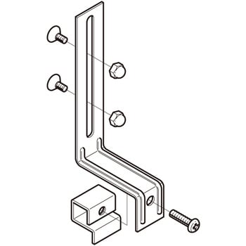 SD-QTB1 親桁用ボックス固定金具 ネグロス電工 1個 SD-QTB1 - 【通販