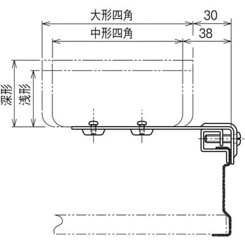 SD-QTB2 親桁用ボックス固定金具 ネグロス電工 1個 SD-QTB2 - 【通販