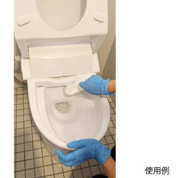 トイレブラシ ショートハンドル 200mm - エスコ
