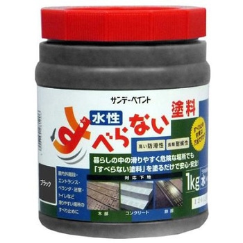 滑り止めコート剤 ブラック 1.0kg エスコ