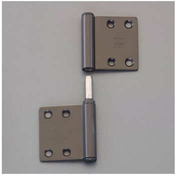 旗丁番 左右兼用/鏡面マットブラック 102×89mm エスコ