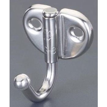回転フック ステンレス製 34×40mm エスコ