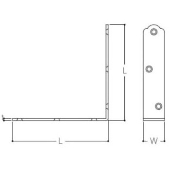 隅金 鋼板製/5個 EA951EBシリーズ エスコ