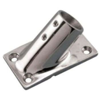 パイプ用アングルベース ステンレス製 25mm EA951EWシリーズ エスコ