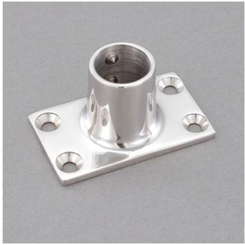 パイプ用アングルベース ステンレス製 25mm EA951EWシリーズ エスコ