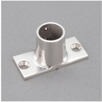 パイプ用アングルベース ステンレス製 25mm EA951EWシリーズ エスコ
