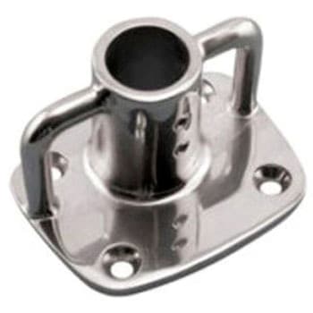 パイプ用ベース ステンレス製 25mm エスコ