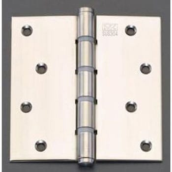 義星丁番 SUS304/鏡面クローム 102×102mm エスコ