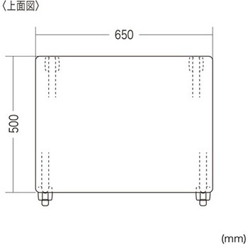 折りたたみデスク 650×500×700mm エスコ