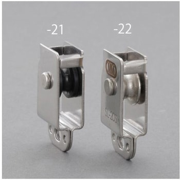 吊具用滑車 オールステンレス 26×15×54mm エスコ
