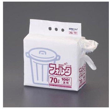 ごみ袋 透明/100枚 EA995ADシリーズ エスコ