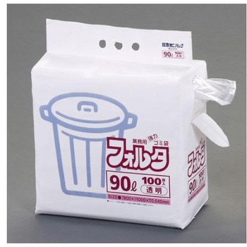 ごみ袋 透明/100枚 EA995ADシリーズ エスコ