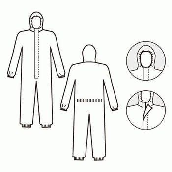 使い捨て防護服 EA996AZシリーズ エスコ