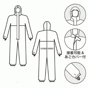 使い捨て防護服 EA996AZシリーズ - エスコ