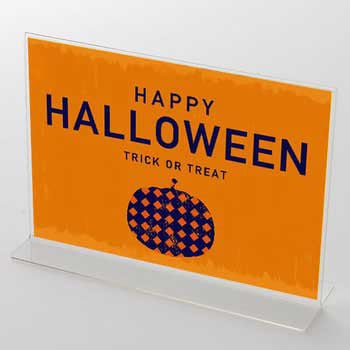 キャラクター ハロウィン(かぼちゃ オレンジ) ポップ・ポスター おしゃれEXPO