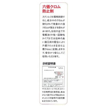 電解液 SUSシリーズ マイト工業株式会社 【通販モノタロウ】