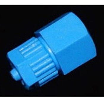 PP Rc1/4メスネジ付きチューブロックアダプター アズワン