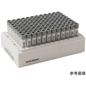 2Dバーコード付クライオチューブ Hybrid External thread ラック入 MPシリーズ Micronic Europe B.V.