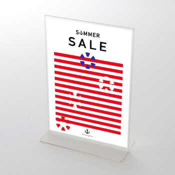 トリコロール柄 SUMMER SALEポップ・ポスター おしゃれEXPO