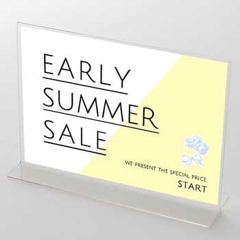 バイカラー EARLY SUMMER ポップ・ポスター - おしゃれEXPO