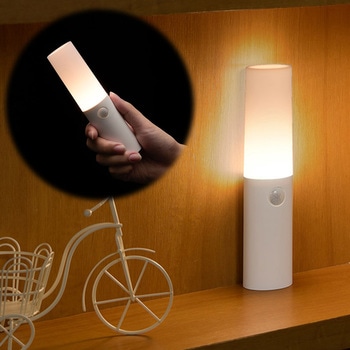 LEDセンサーライト 人感明暗センサー ハンディライト - オーム電機