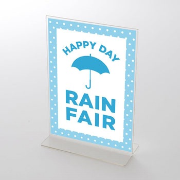 ドット柄 雨の日フェア ポップ・ポスター おしゃれEXPO