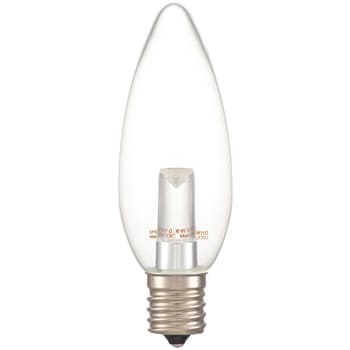 LDC1N-G-E17 13C LED電球 シャンデリア電球形 E17/0.8W クリア 昼白色