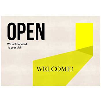 WELCOME OPEN ポップ・ポスター おしゃれEXPO