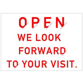 スラッシュ OPEN ポップ・ポスター おしゃれEXPO