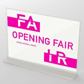 OPENING FAIR(ピンク) ポップ・ポスター おしゃれEXPO