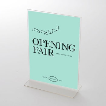 3カラー OPENING FAIR(緑) ポップ・ポスター - おしゃれEXPO