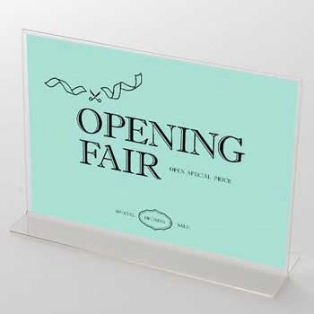 3カラー OPENING FAIR(緑) ポップ・ポスター - おしゃれEXPO