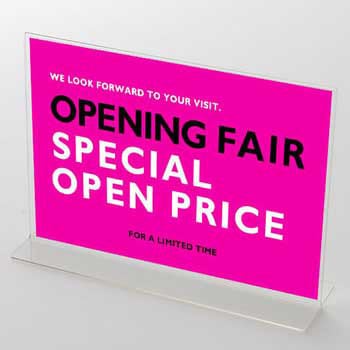 SPECIAL PRICE OPENING FAIR(ピンク) ポップ・ポスター おしゃれEXPO