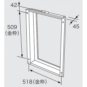 0708394 扉内ケースTC-4(D45)(取り替え用) 1個 ノーリツ 【通販