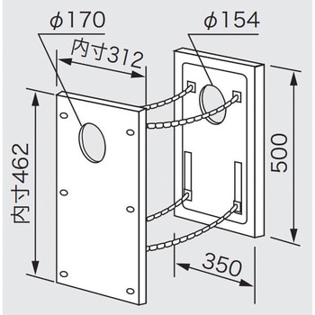 Nトップ化粧アダプタ ノーリツ