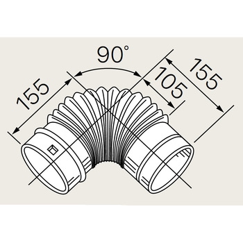 Φ100エルボ90° ノーリツ