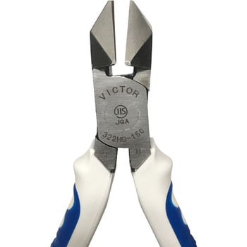 斜ニッパ(エラストマカバー付) VICTOR(花園工具)