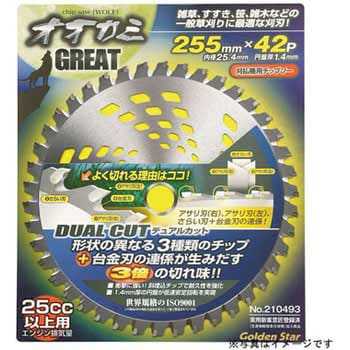 W型チップソーオオカミグレート ゴールデンスター