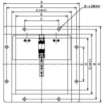 C-40SDP2 産業用換気扇用ウェザーカバー(ステンレス製) 1個 東芝