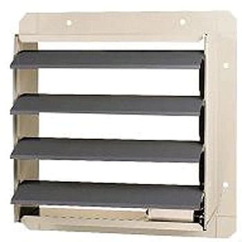 産業用換気扇用電気式シャッター 東芝キヤリア
