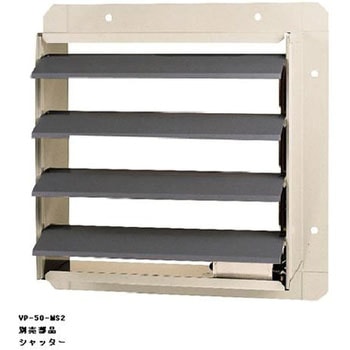 産業用換気扇用電気式シャッター 東芝キヤリア