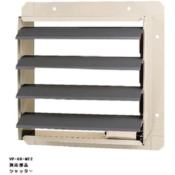 産業用換気扇用電気式シャッター 東芝キヤリア