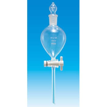 F共通球型分液ロート球栓コック付き TGK(東京硝子器械)
