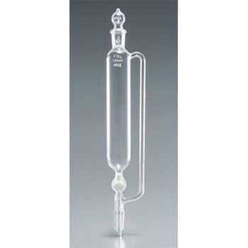 透明円筒分液ロートTFコック球栓 TGK(東京硝子器械)