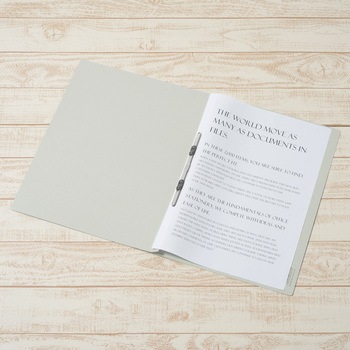 フラットファイル ノンステッチ 縦型(S) PLUS(プラス)[文具]