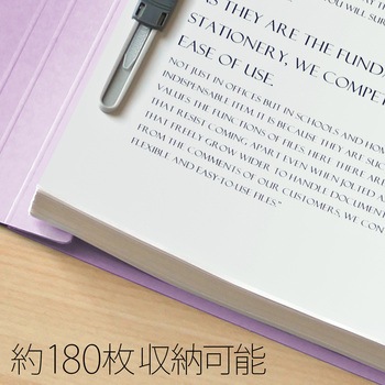 フラットファイル ノンステッチ 縦型(S) PLUS(プラス)[文具]